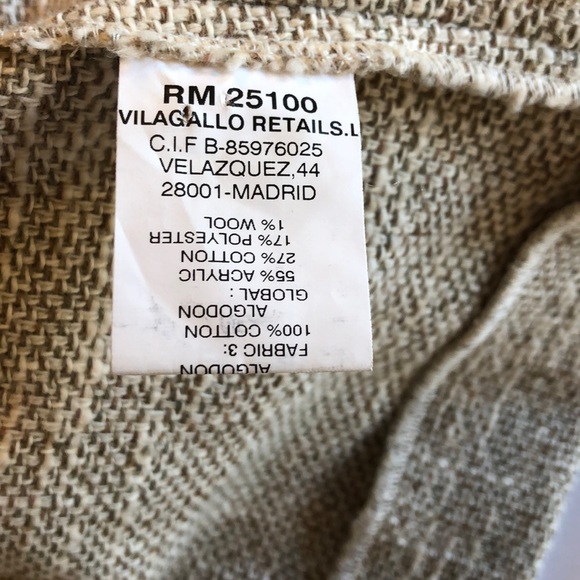 Vilagallo Tweed Jacket EUC - 42 - Picture 5 of 7